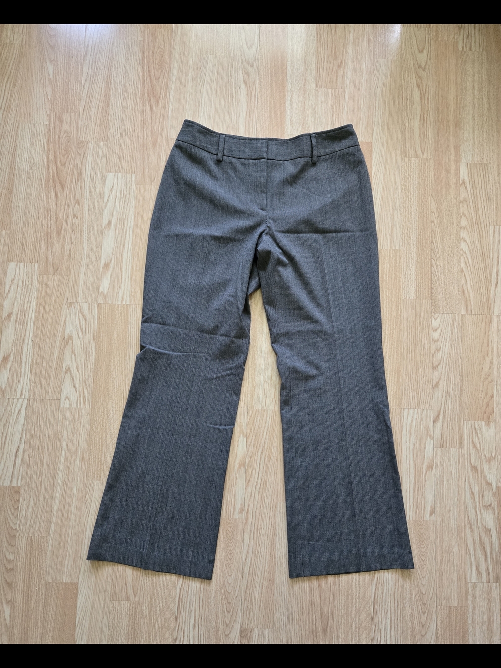 Alfani Charcoal Gray Boot-Cut Dress Pants